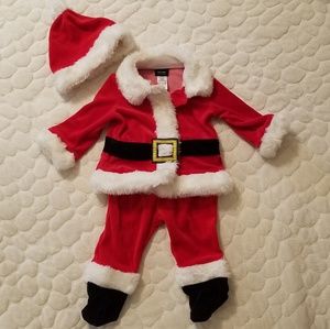 Christmas baby Santa costume 6-9m